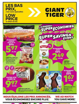 Giant Tiger - Quebec - Weekly Flyer Specials